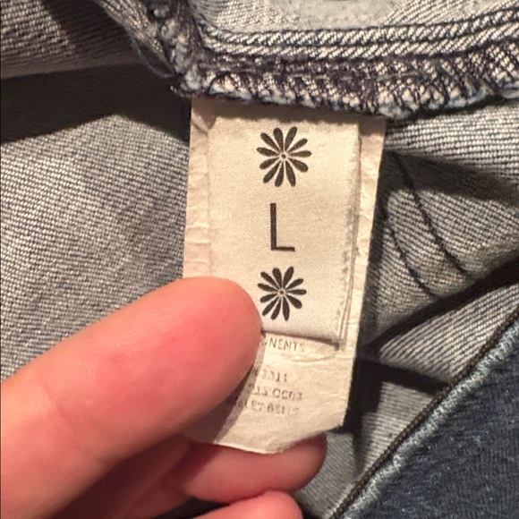 SHOW ME YOUR MUMU Flared Jeans With Frayed Hem in Med-Wash Size Large-- ON TREND - Picture 9 of 10